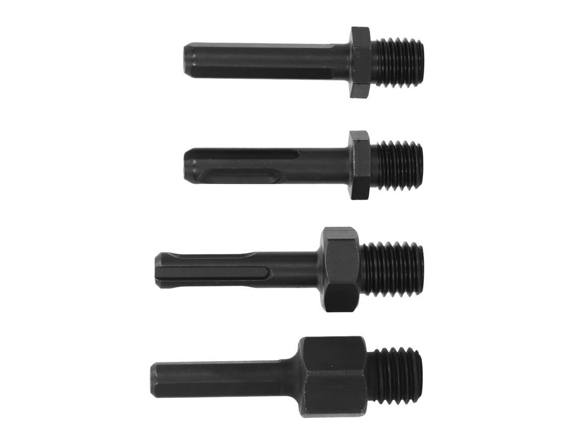 Juego De 4 Adaptadores De Enchufe Para Taladro, De Acero De Alto Carbono.