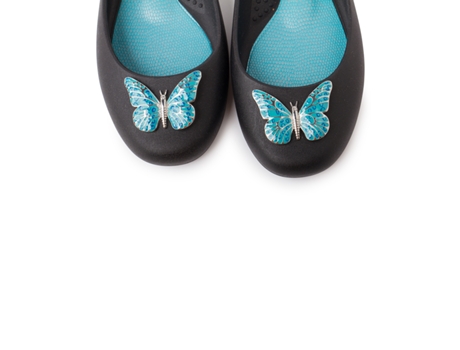 Zapatos OKA B Madam Butterfly PVC para Mujer (41 - Negro-Licorice)
