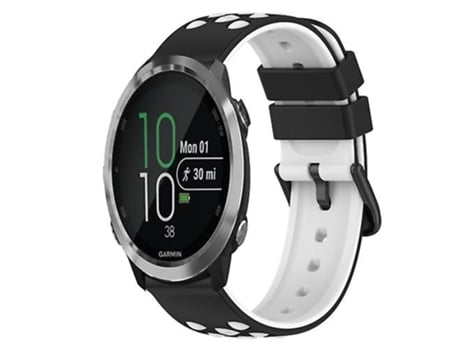 Correa Smartwatch Para Garmin Forerunner 645 Music 20Mm Rosa-Blanco VENISYMLIS