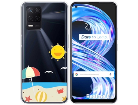 Carcasa Realme 8 5G / Narzo 30 5G TUMUNDOSMARTPHONE Dibujos Transparente Multicolor