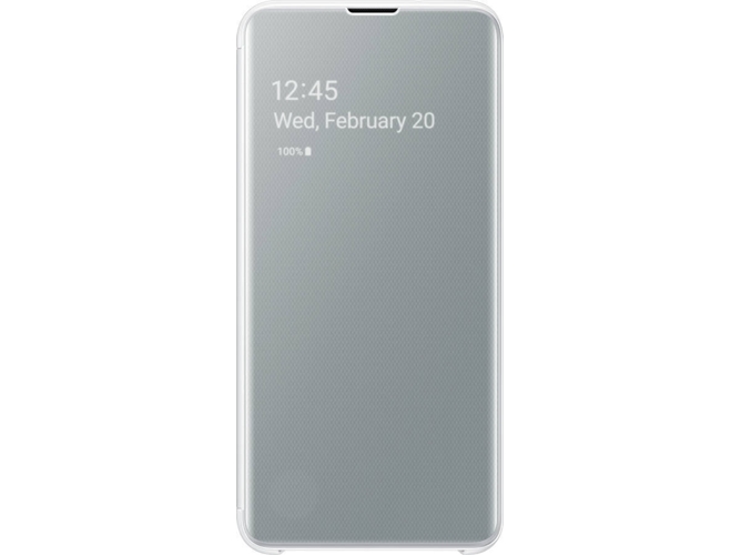 Funda SAMSUNG Galaxy S10E Clear View Blanco
