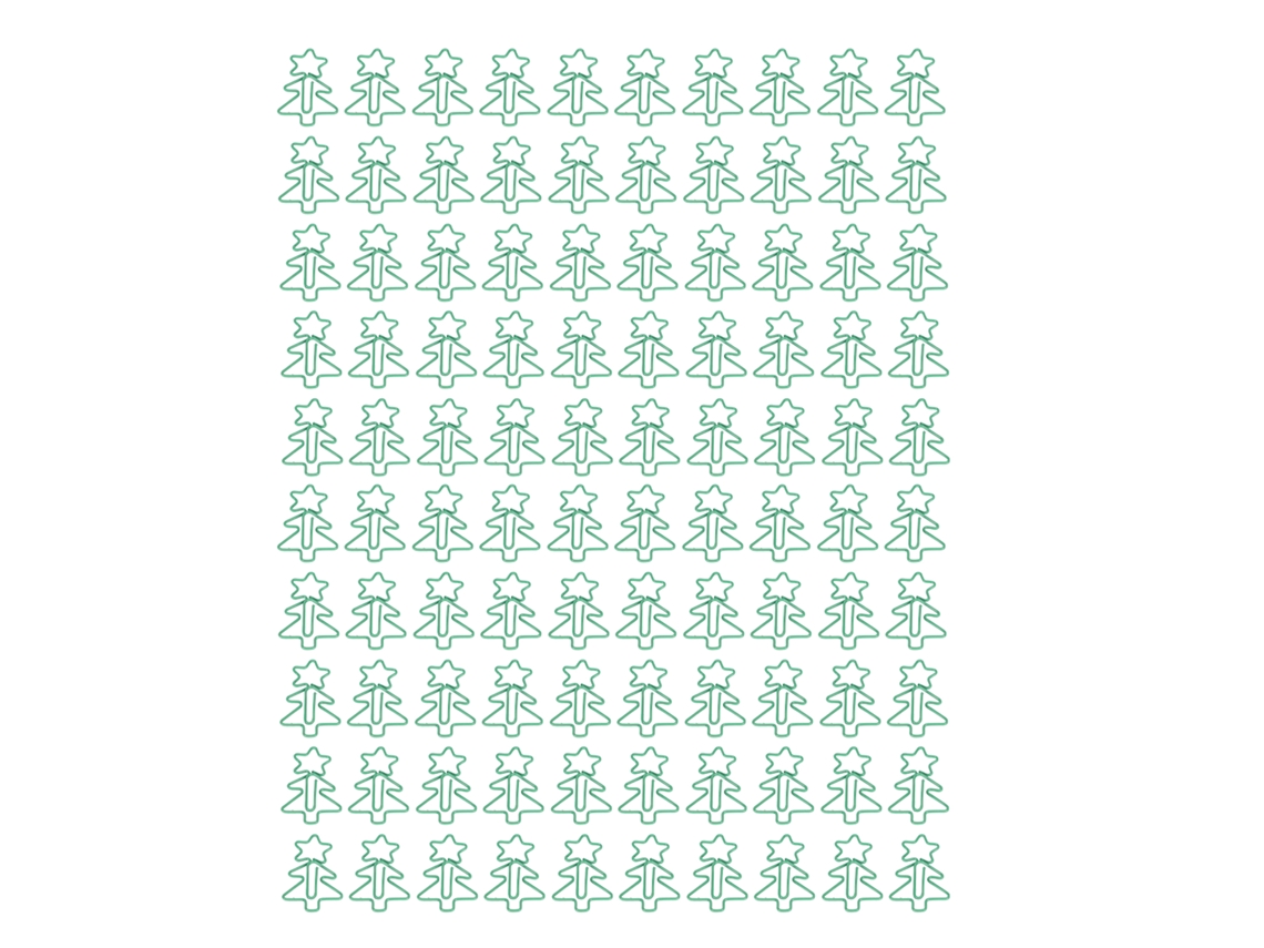 100 Clip De Papel Estilo Árbol De Navidad Anti Resbalón Lindos Para Hogar Escuela Oficina