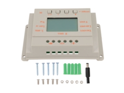 Controlador De Carga Solar Mppt De 12v/24v Y 20a Con Pantalla Digital Para Paneles Solares.