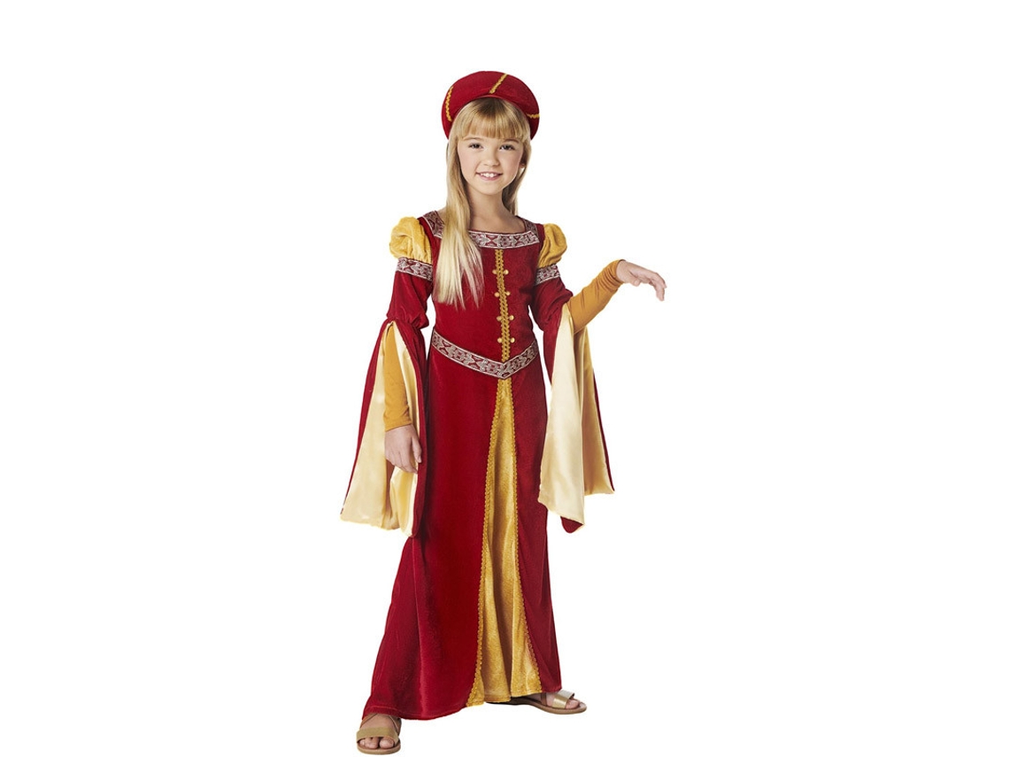 Disfraz de Niña CAR&GUS princesa medieval renacentista (Tam.: 5-6 anos)