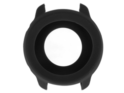 Funda protectora con borde de silicona suave para reloj Amazfit GTR 3 (negro)