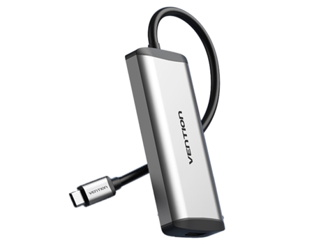 Adaptador VENTION Cnbhb 5In1 Tipo-C a 3Usb3.0 Pd Hdmi para Huawei Mate40/P50 S20