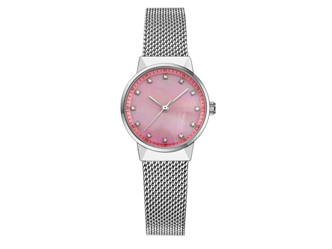 Reloj Wwoor Para Mujer Con Correa De Malla De Cuarzo Resistente Al Agua