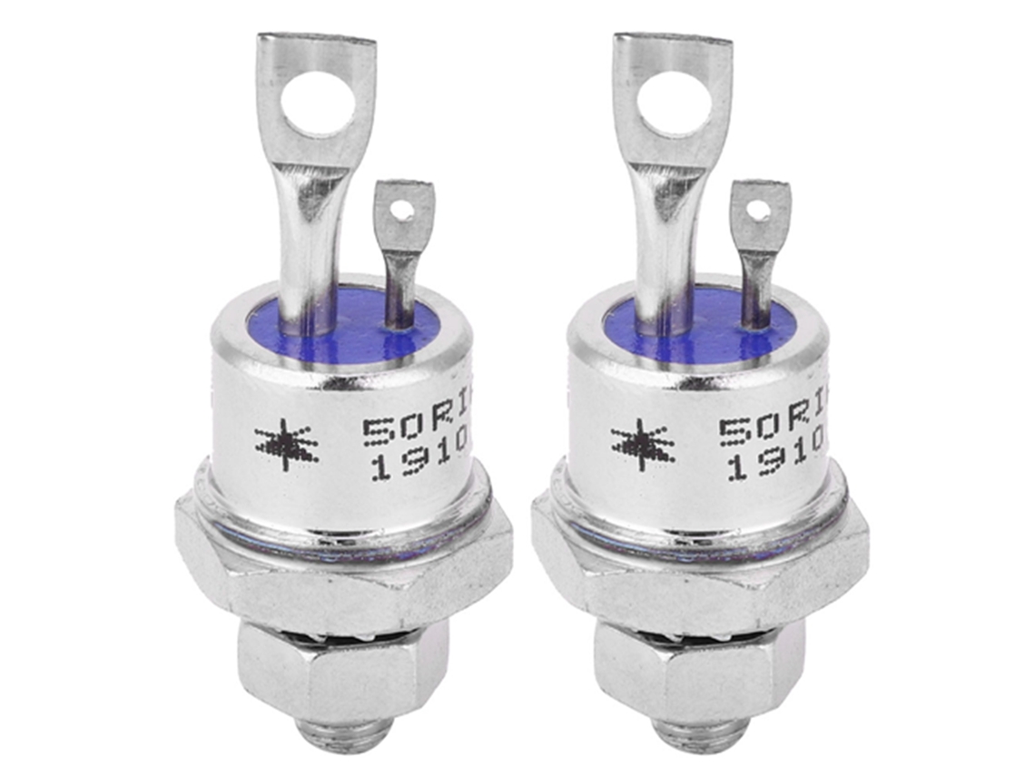 2 Unidades De Rectificador De Silicio Controlado Por Tiristor 50ria120 De 50 A Y 1200 V Para Control De Motores Y Aplicaciones De Potencia.