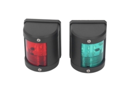2pcs Luz Navegação Led Barco Estibordo Verde Babor Vermelho Ip54 12v 24vdc 2nm S/MARCA