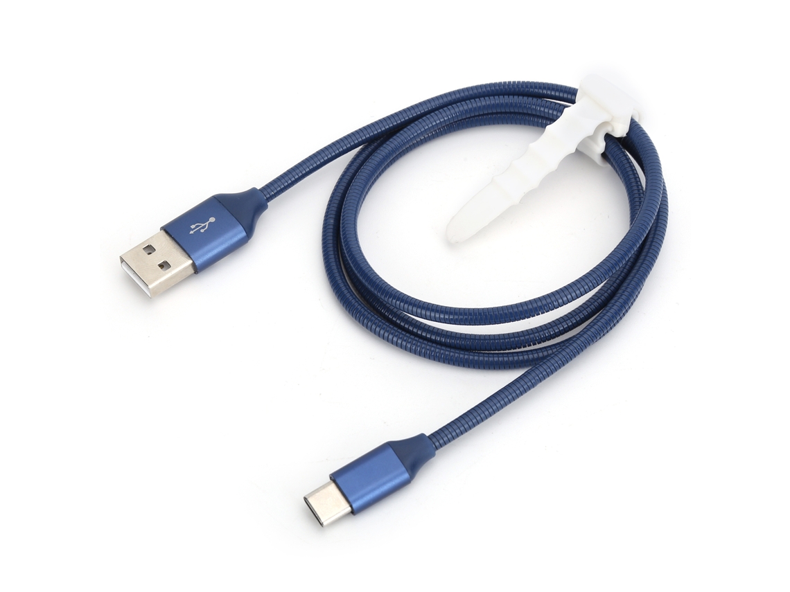 Cable De Datos De Carga Rápida Type-c Para Dispositivo Android Micro Usb De 5 Pines 5v 2a 1 Metro