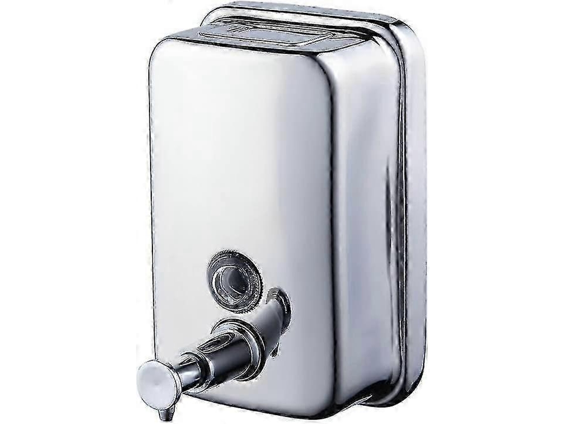 Dispensador de jabón de pared Rosewell de 18 oz, acero inoxidable, cromado, para cocina y baño