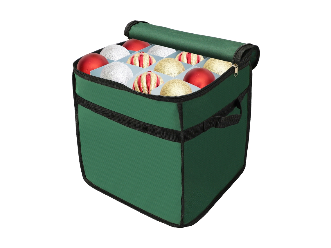 Bolsa Transparente Para Guardar Coronas Navideñas Con Asa Y Cremallera - Portátil