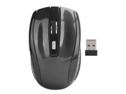 Rato Sem Fio Óptico Para Laptop Com Dpi Ajustável 250hz, 6 Botões, 2.4g, Design Ergonômico
