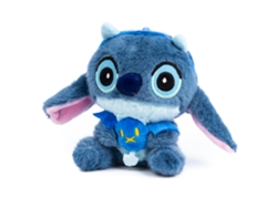 Peluche extra suave adaptable como colgante. Diseño de Diablito Azul. 12 cm.