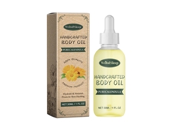 Aceite corporal hidratante de caléndula hecho a mano para cicatrices, rojeces y para reafirmar la piel 30 ml