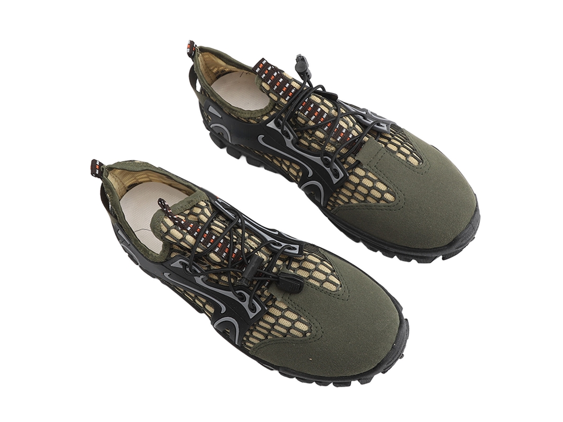 Zapatos de trekking impermeables, transpirables y verdes para exteriores, talla 40