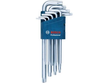 Conjunto de 9 Llaves Torx BOSCH (10-50)