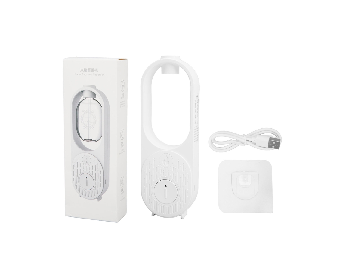 Difusor De Llama Automático Con Temporizador Y Atomización Por Ultrasonido Para Hogar Y Dormitorio