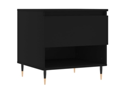 Maison Exclusive - Mesa De Centro Madera De Ingeniería Negro 50x46x50 Cm