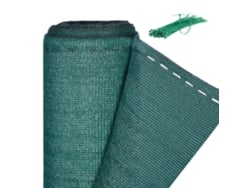 Valla de privacidad y rejilla Relaxdays, HDPE, estabilizada contra rayos UV, duradera, 1,2 x 25 m, verde.