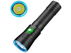 YEMAESRE Dv11 Linterna De Buceo Led 1500 Lúmenes Ipx8 Negro