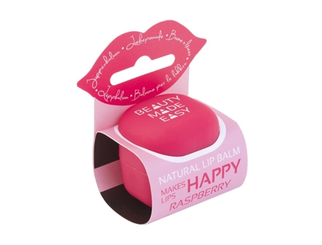 Bálsamo Labial BEAUTY MADE EASY Frambuesa Vegan (6 g)