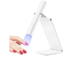 Lámpara UV para uñas de gel, mini lámpara LED UV, recargable con soporte, portátil y pequeña, para curar pegamento y puntas de uñas Gsl Ly Ebike