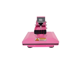 Prensa de transferencia térmica, aplicación DIY, diseño compacto, color rosa OEM