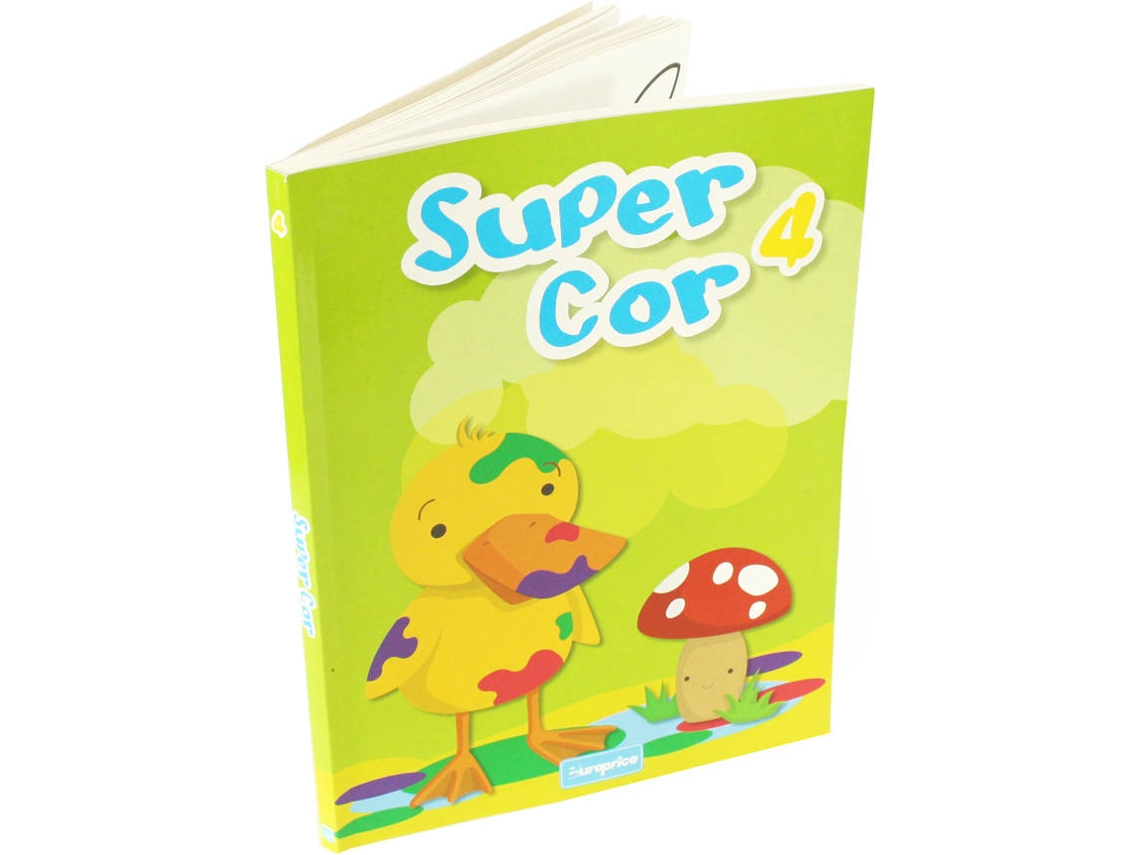 Libro Super cor 4 de EUROPRICE (Portugués)