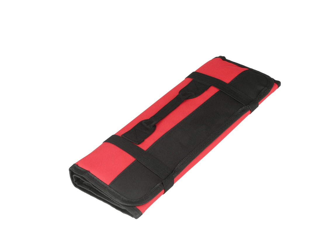 Bolsa De Herramientas Plegable Para Electricista Con Almacenamiento Y Práctico Soporte (roja)