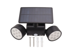 2026-luz Solar Exterior Con Sensor De Movimiento 30 Led De Doble Cabeza Para Patio Jardín Patios Camino