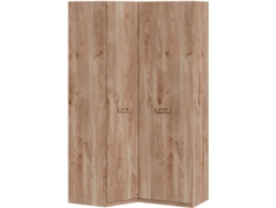 Armario MUEBLAM Roble Roble Melamina (90x140x232x50 cm)