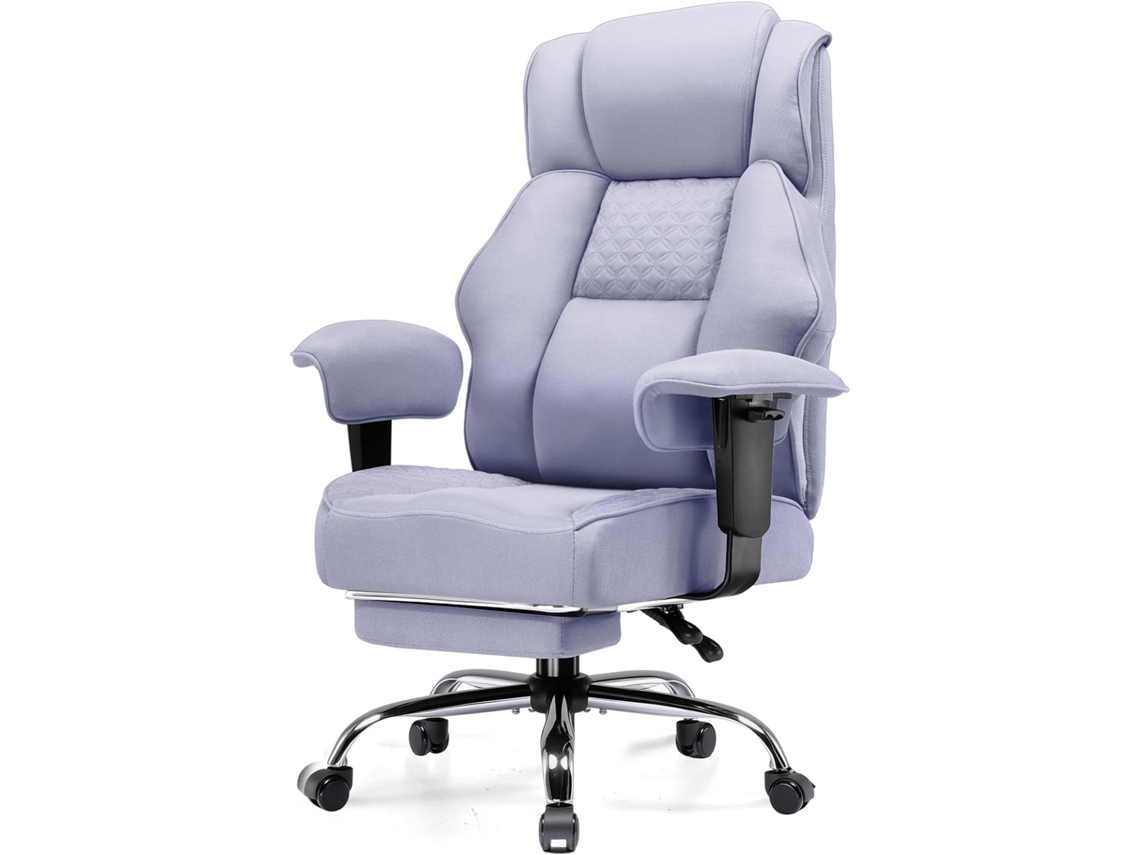 Gtplayer Silla Gamer Ergonómica Para Computadora Y Oficina, Tejido De Alta Calidad, Asiento Amplio, Morado