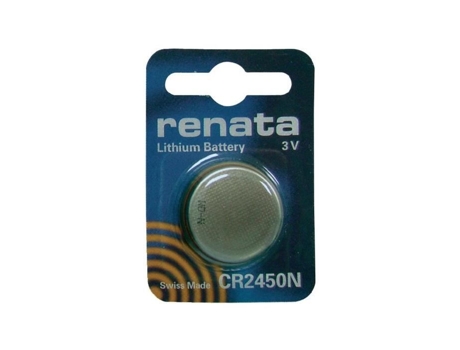 Batería Tipo Botón Renata Cr2450N Litio 3V 540Mah