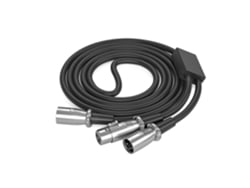 Cable Divisor En Y De 3 Pines Con 2 Conectores Hembra A 1 Conector Macho Para Micrófono Balanceado