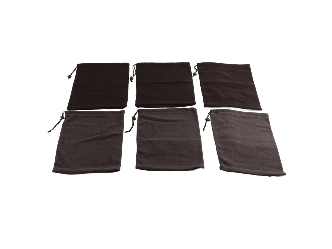 2026-6 Piezas Bufanda De Cuello Para Invierno Con Cordón Antiviento Térmica Unisex Para Esquí Pesca Actividades Al Aire Libre