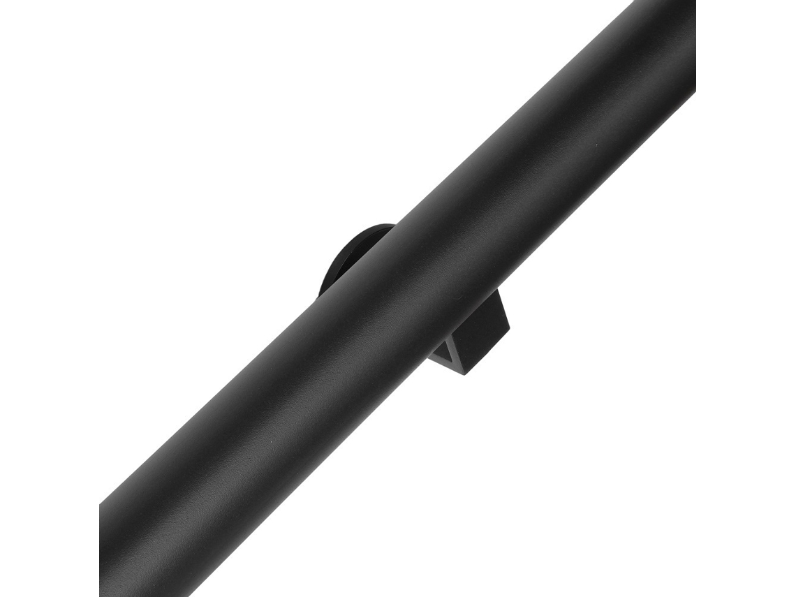 Barandilla negra 60 cm 2 soportes IVOL