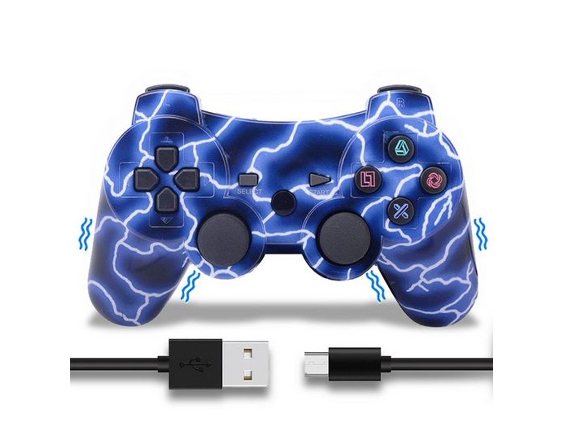 Controlador CUICH PS3 (Inalámbrico - Azul)