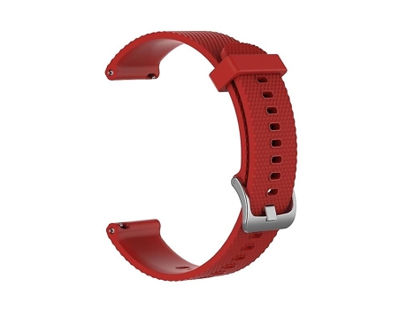 Correa para reloj Polar Ignite Fashion de silicona texturizada de repuesto, color rojo VENISYMLIS