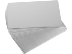 Paquete De 200 Tarjetas De Visita De Aluminio Grabadas Con Láser, Materiales Para Grabado Láser, Tarjetas En Blanco.