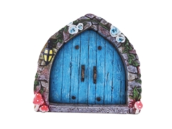 Puerta de hadas para árboles, decoración en miniatura, jardín infantil