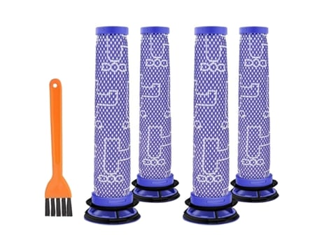 Prefiltro de repuesto de 4 piezas para filtro de vacío Dyson Compatible con Dyson V6 V7 V8 Accessoire Filtre