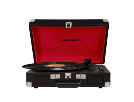 Tocadiscos CROSLEY Cruiser Plus Negro 2 Vías Bluetooth