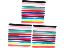 Juego de 36 cintas para la cabeza deportivas antideslizantes para yoga, correr y actividades al aire libre, fluorescentes.