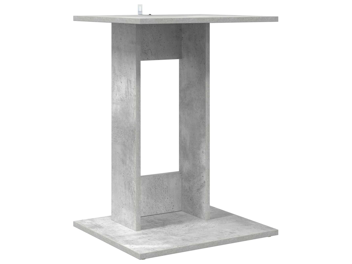 Mesa auxiliar gris MAISON EXCLUSIVE en madera procesada 45x40x62,5 cm