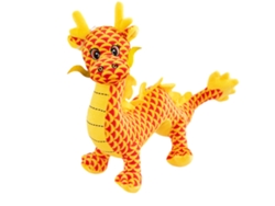 Peluche De Mascota De Dragón De Año Nuevo, Muñeco Zodiacal De Simulación, Juguete Lindo