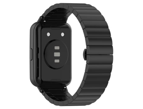 Correa de metal diseño de hebilla para Huawei Watch Fit 2 - negro