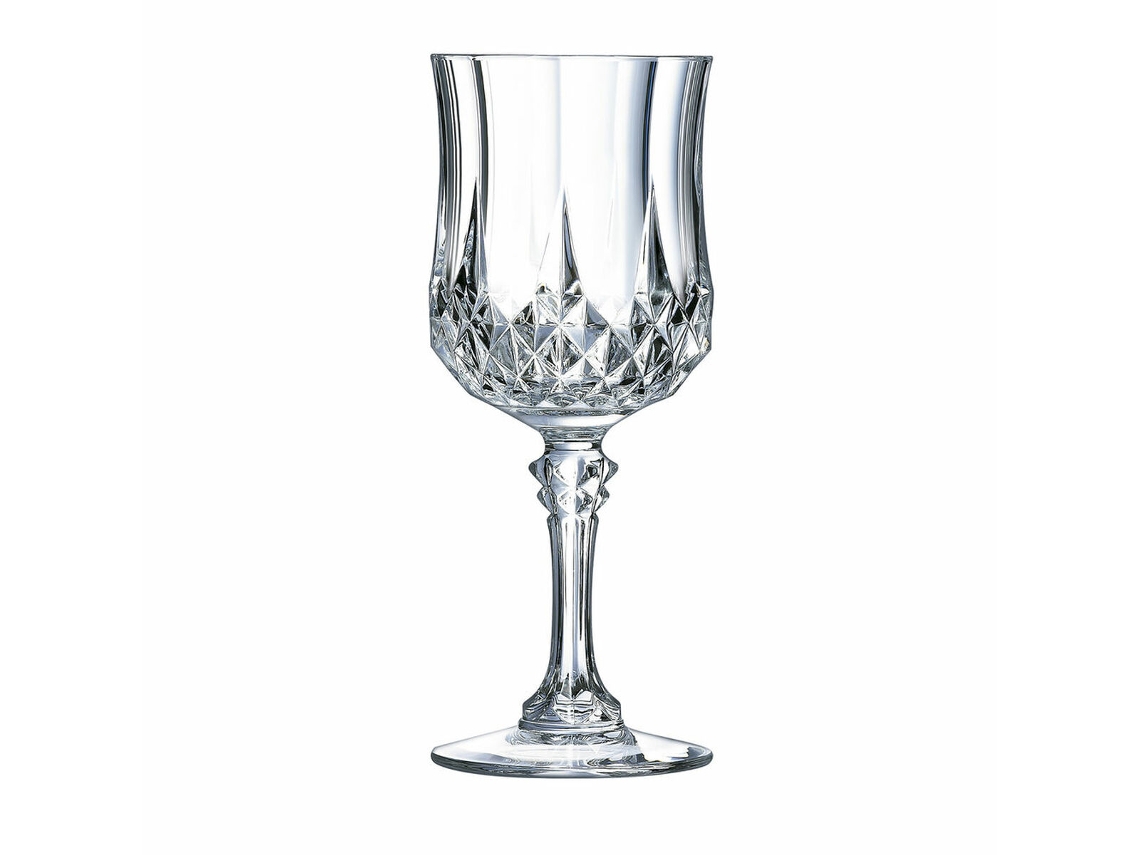 Copa de vino de cristal D'ARQUES PARIS Longchamp, cristal transparente (25 cl)