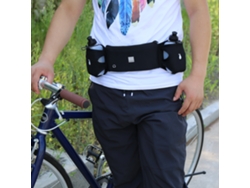 Riñonera Multifuncional Para Deportes Al Aire Libre Con 2 Botellas De Agua Para Correr, Andar En Bicicleta, Hacer Senderismo Y Acampar.