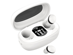 Auriculares inalámbricos Bluetooth invisibles con cancelación de ruido blanco